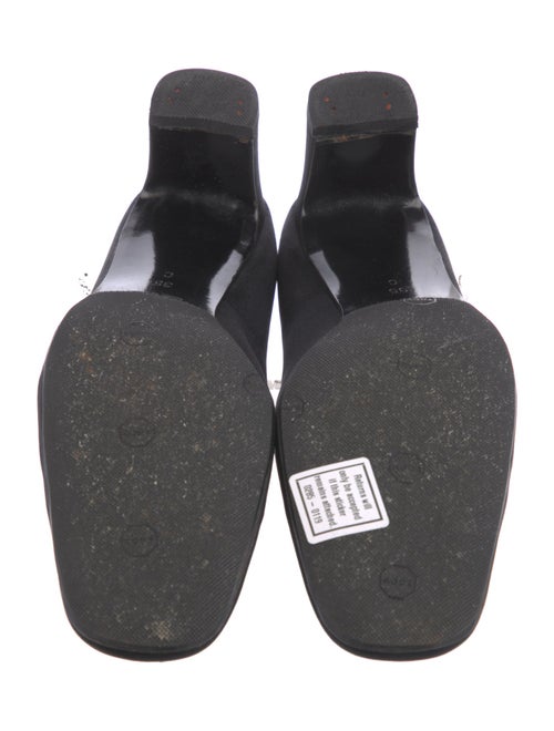 Gucci Satin Beaded Accents Pumps