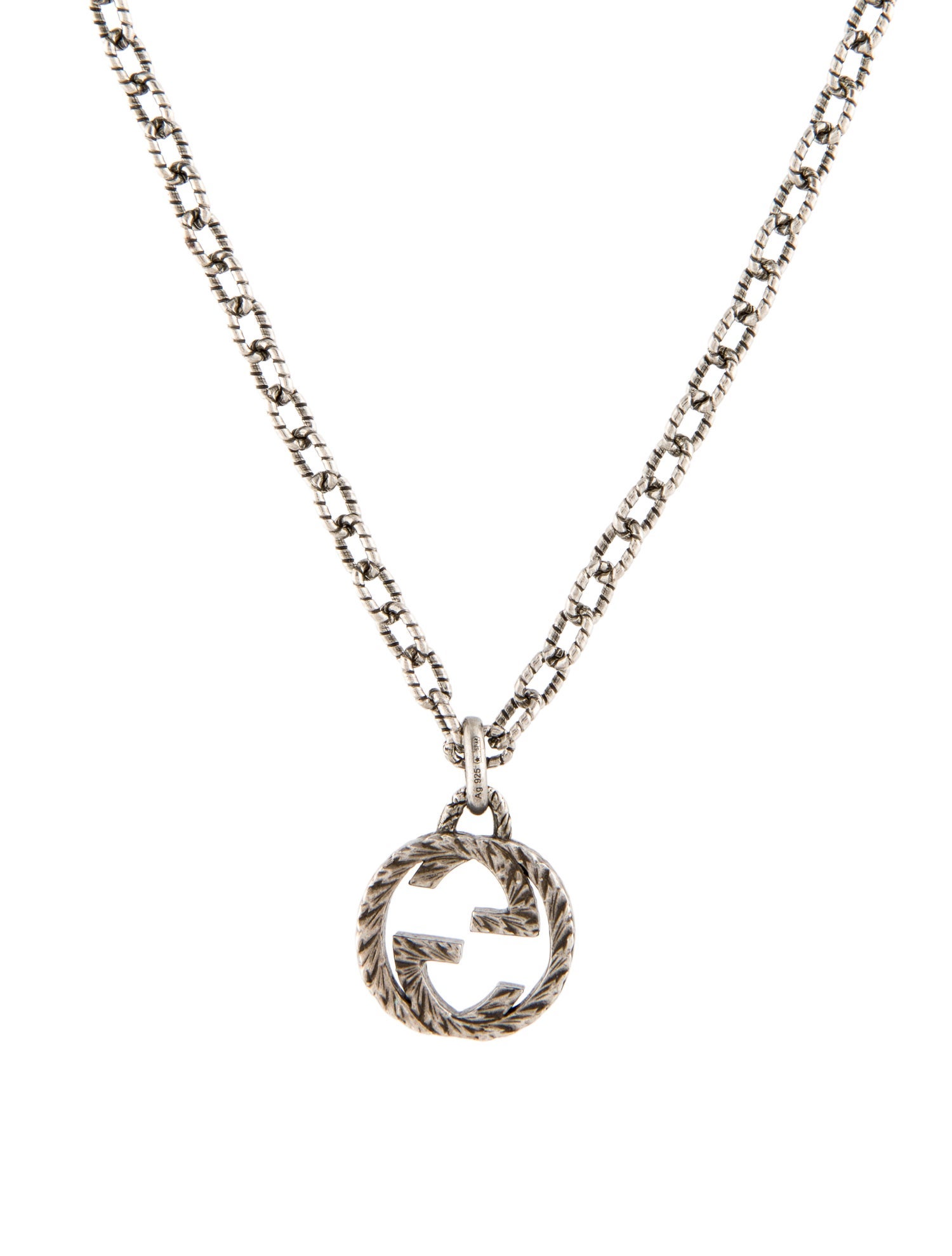 Gucci Interlocking G Pendant Necklace