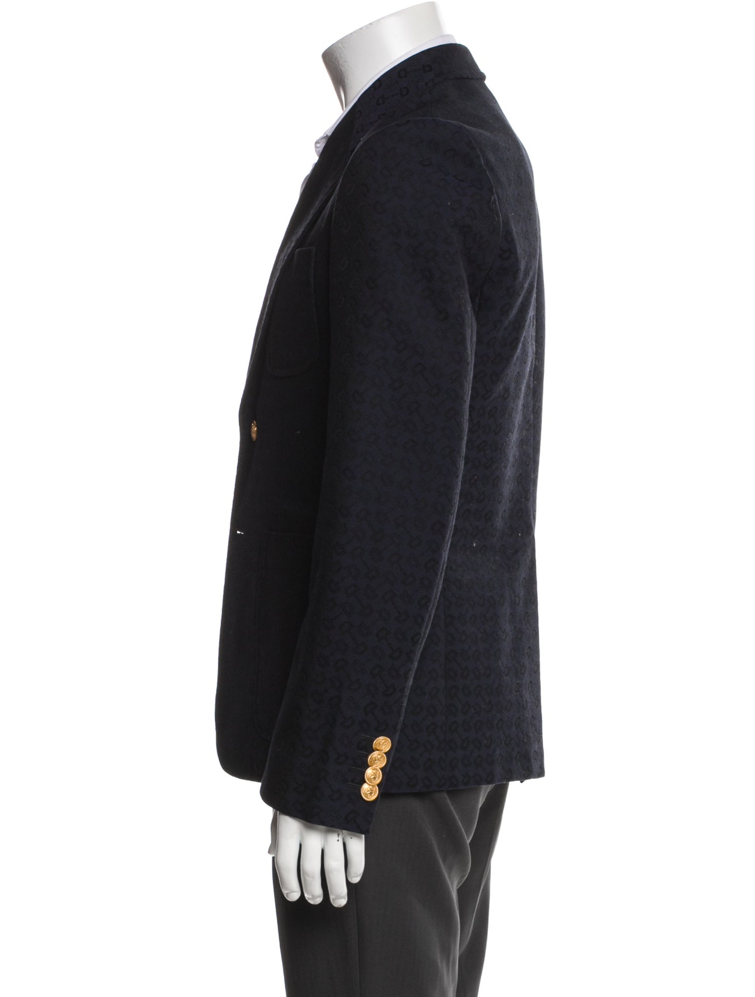 Gucci Vintage Horsebit Accent Blazer