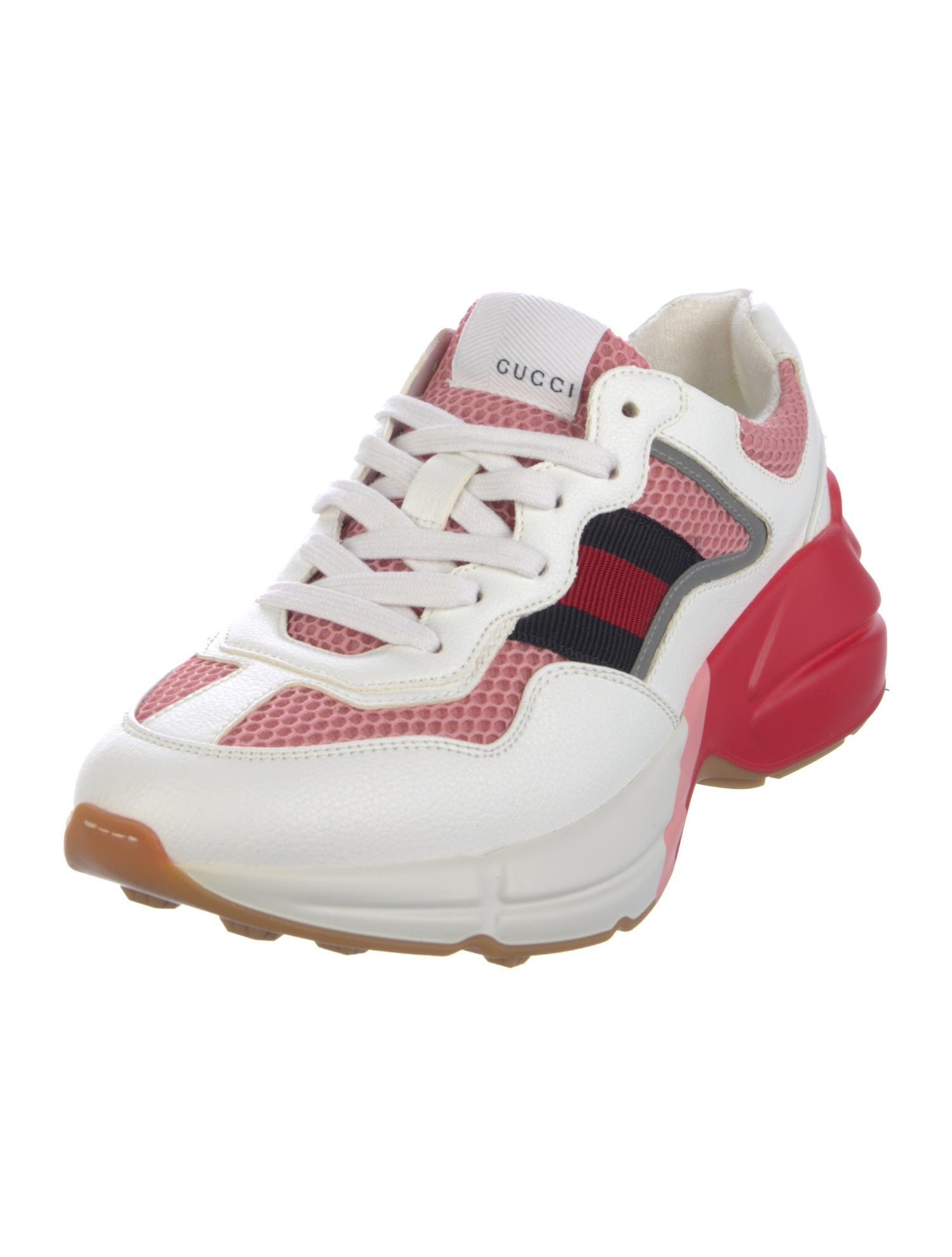 Gucci Leather Chunky Sneakers