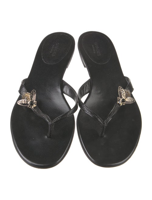 Gucci Horsebit Accent Leather Slides