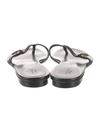 Gucci Horsebit Accent Leather Slides