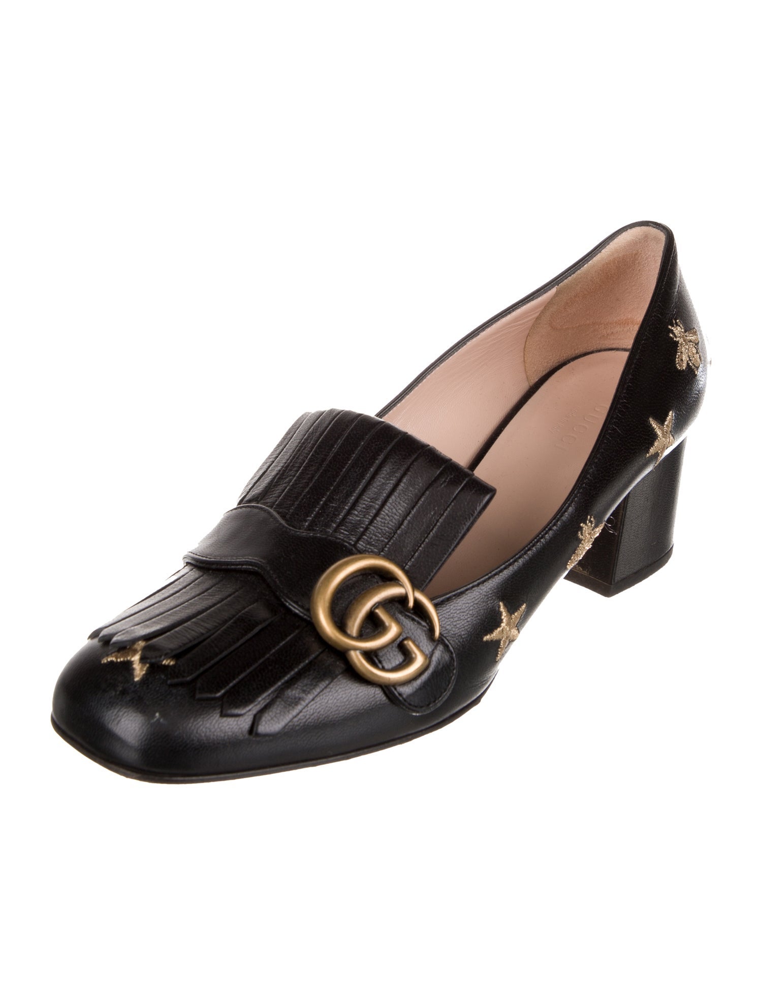 Gucci Vintage Double G Logo Pumps