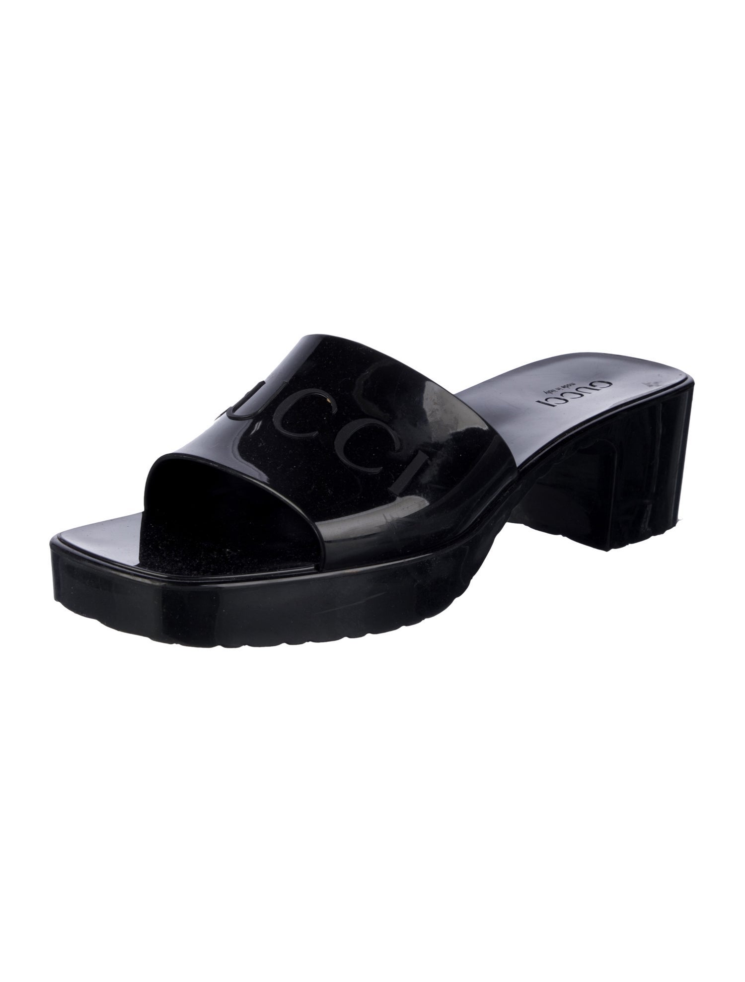 Gucci Signature Logo Rubber Slides