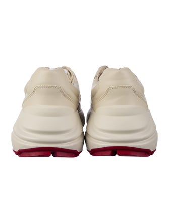 Gucci Leather Printed Chunky Sneakers