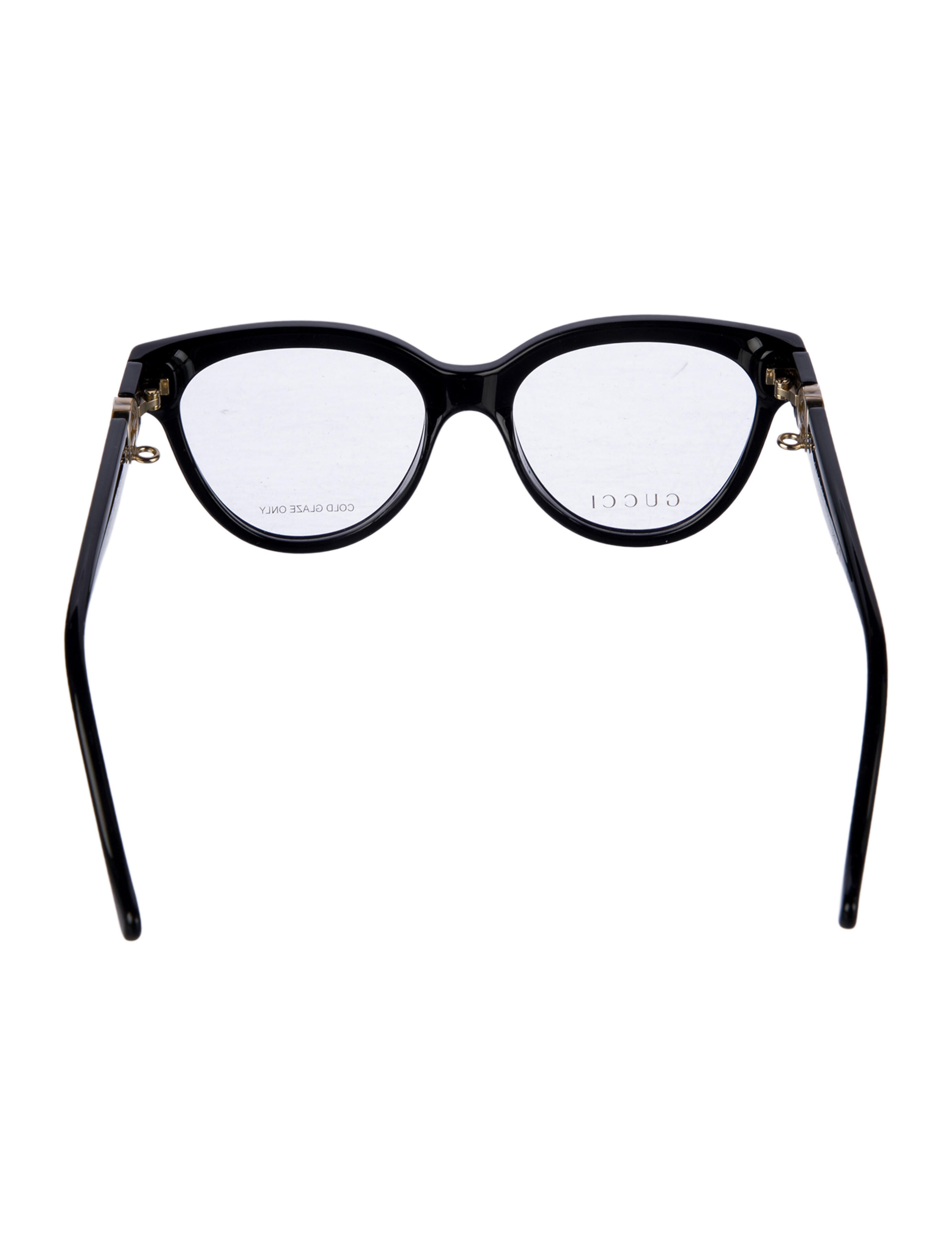 Gucci Interlocking G Logo Cat-Eye Eyeglasses