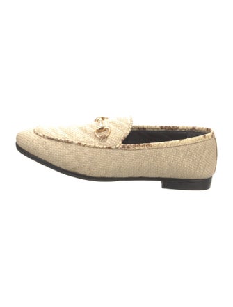 Gucci Raffia Loafers