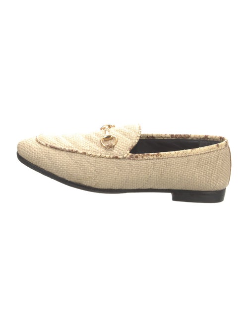 Gucci Raffia Loafers