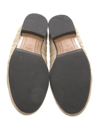 Gucci Raffia Loafers
