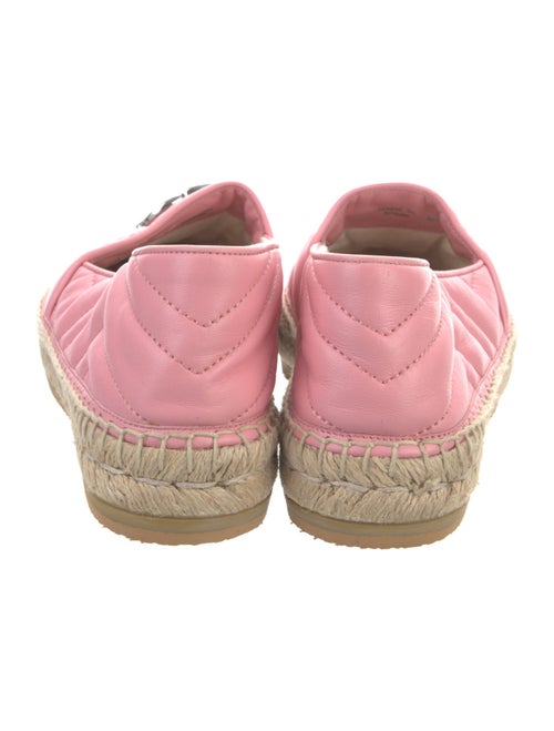 Gucci Double G Logo Leather Espadrilles