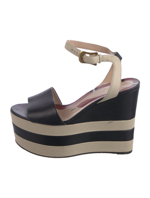 Gucci Kingsnake Leather Sandals