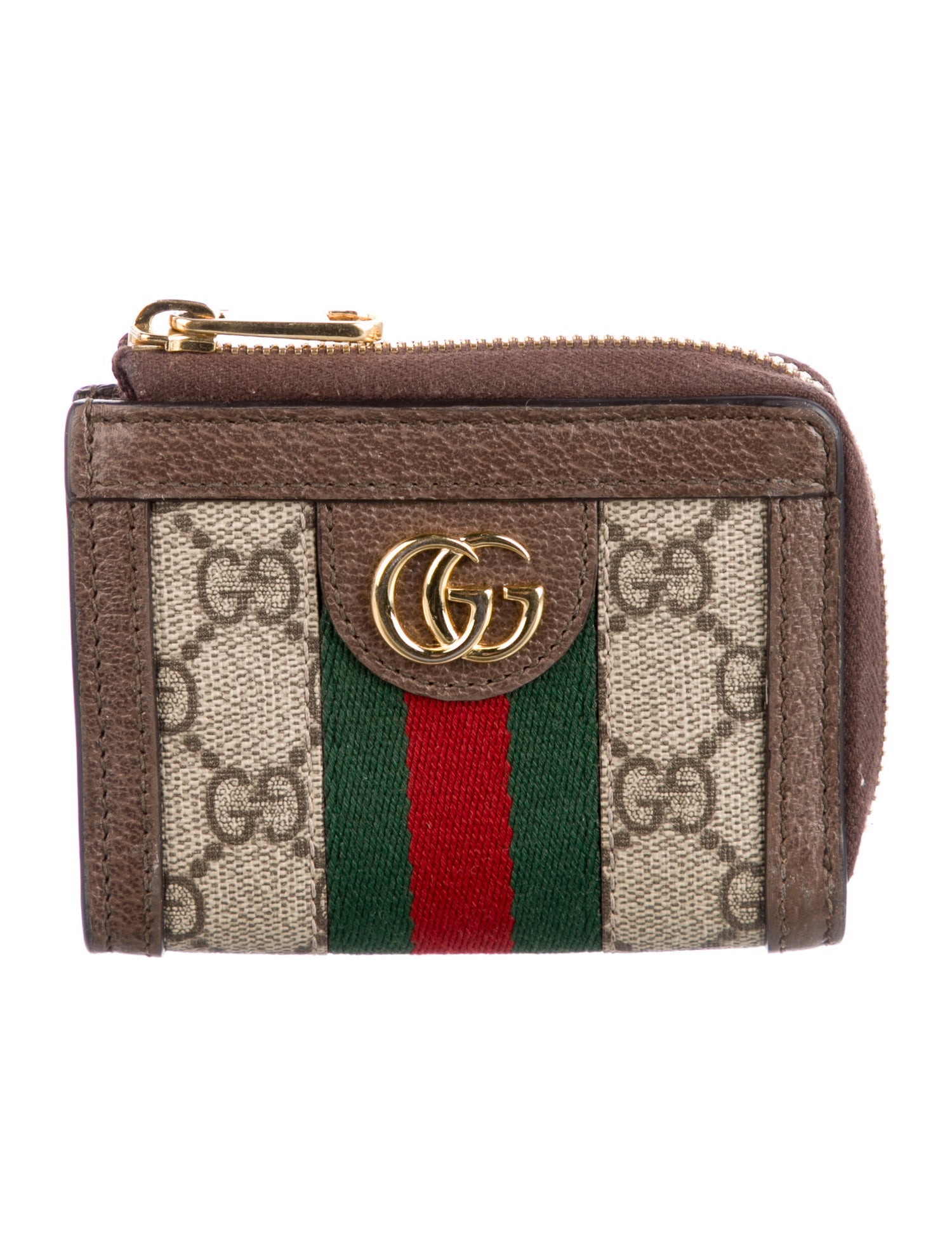 Gucci Ophidia Zip Around GG Supreme Compact Wallet