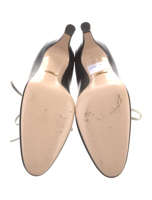 Gucci Leather Lace-Up Boots