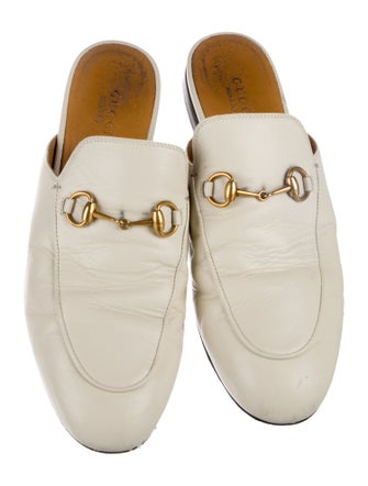 Gucci Horsebit Accent Leather Mules