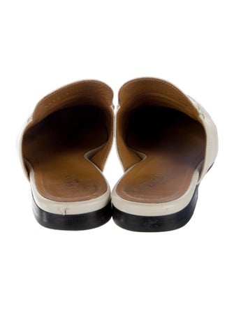 Gucci Horsebit Accent Leather Mules