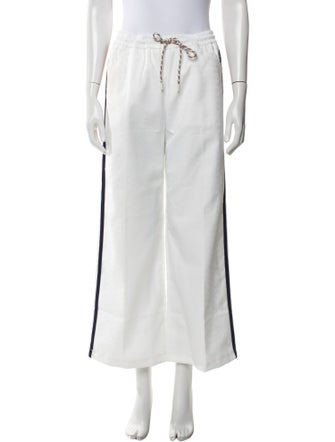 Gucci Colorblock Pattern Wide Leg Pants