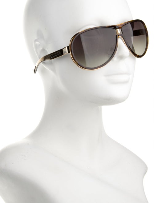 Gucci Aviator Gradient Sunglasses