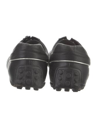 Gucci Web Accent Leather Sneakers