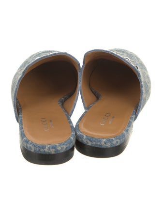 Gucci GG Denim Denim Mules