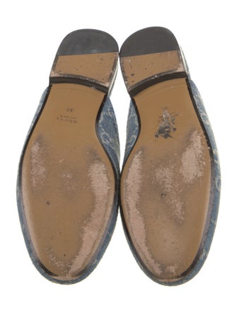 Gucci GG Denim Denim Mules