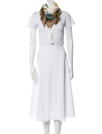 Gucci Silk Blooms Print Scarf