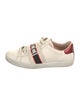 Gucci Web Accent Leather Sneakers
