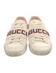 Gucci Web Accent Leather Sneakers