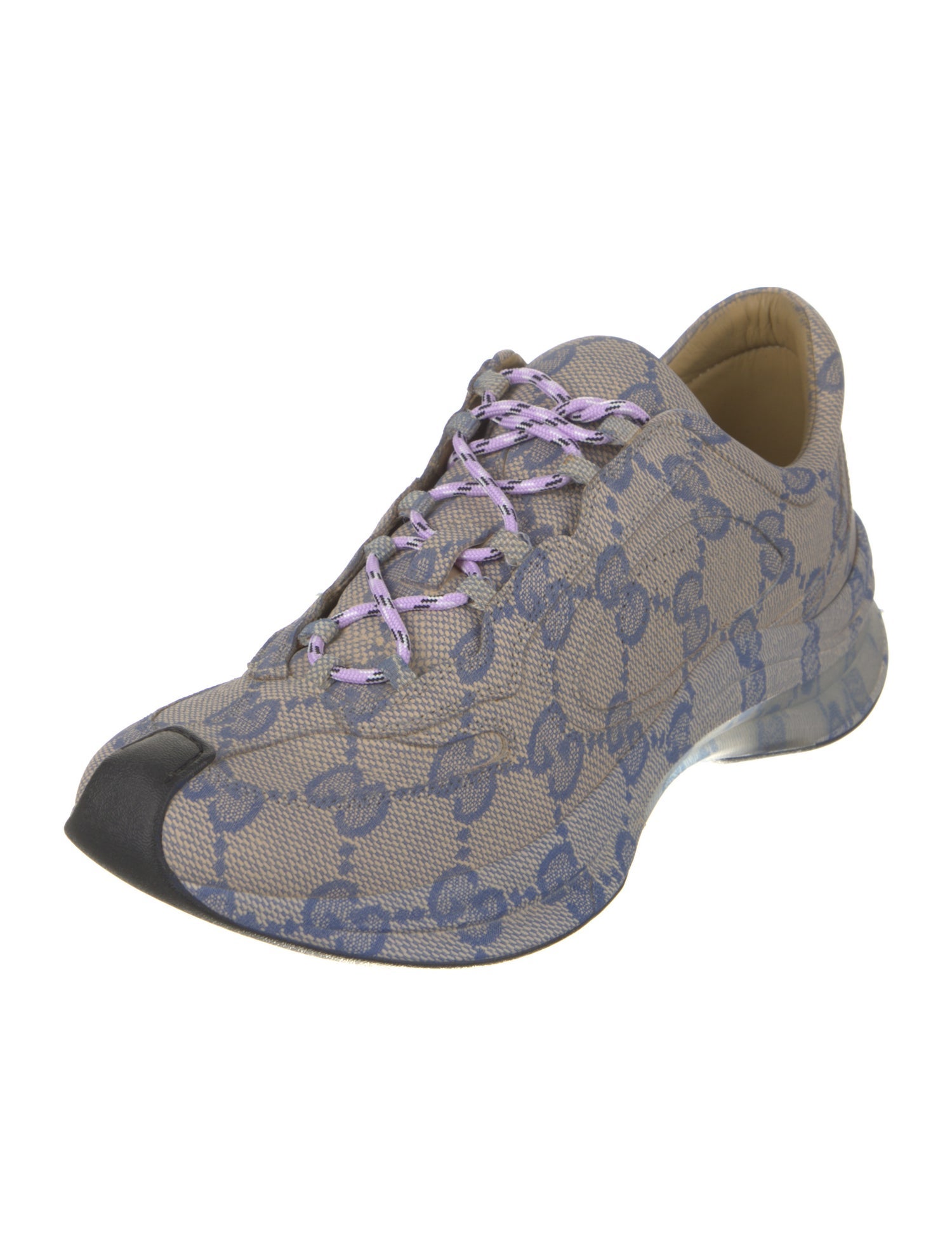 Gucci Leather Printed Sneakers w/ Tags