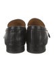 Gucci Web Accent Leather Dress Loafers