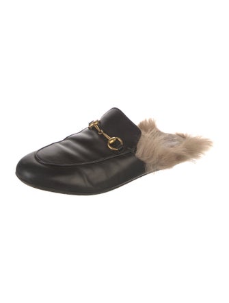 Gucci 1955 Horsebit Accent Leather Mules