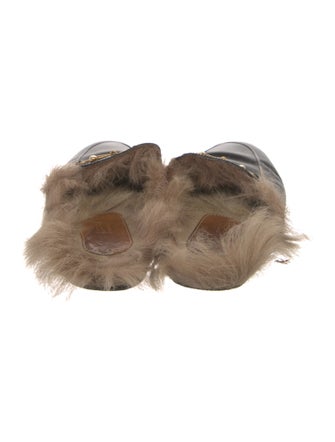 Gucci 1955 Horsebit Accent Leather Mules