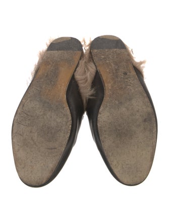 Gucci 1955 Horsebit Accent Leather Mules