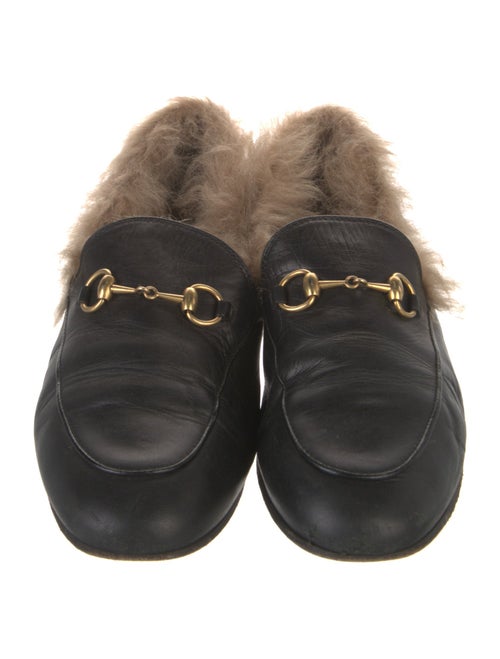 Gucci 1955 Horsebit Accent Leather Mules