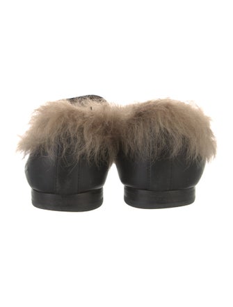 Gucci 1955 Horsebit Accent Leather Mules