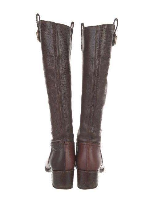 Gucci Interlocking G Logo Leather Riding Boots