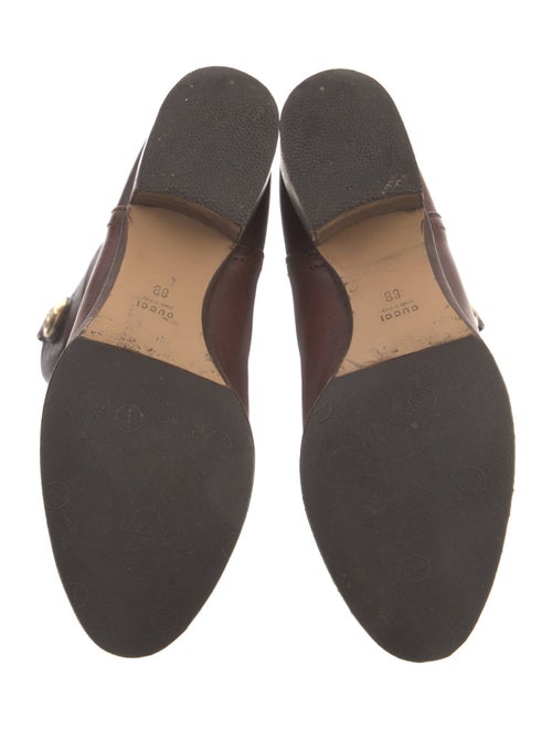 Gucci Interlocking G Logo Leather Riding Boots