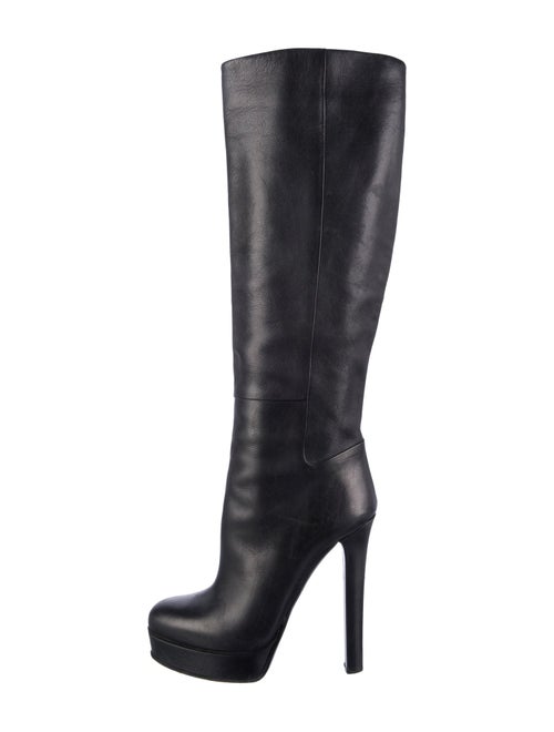 Gucci Interlocking G Logo Leather Boots