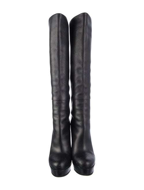 Gucci Interlocking G Logo Leather Boots
