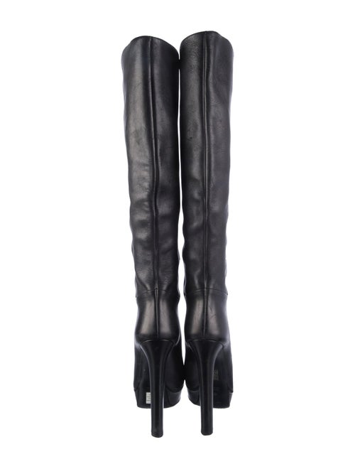 Gucci Interlocking G Logo Leather Boots