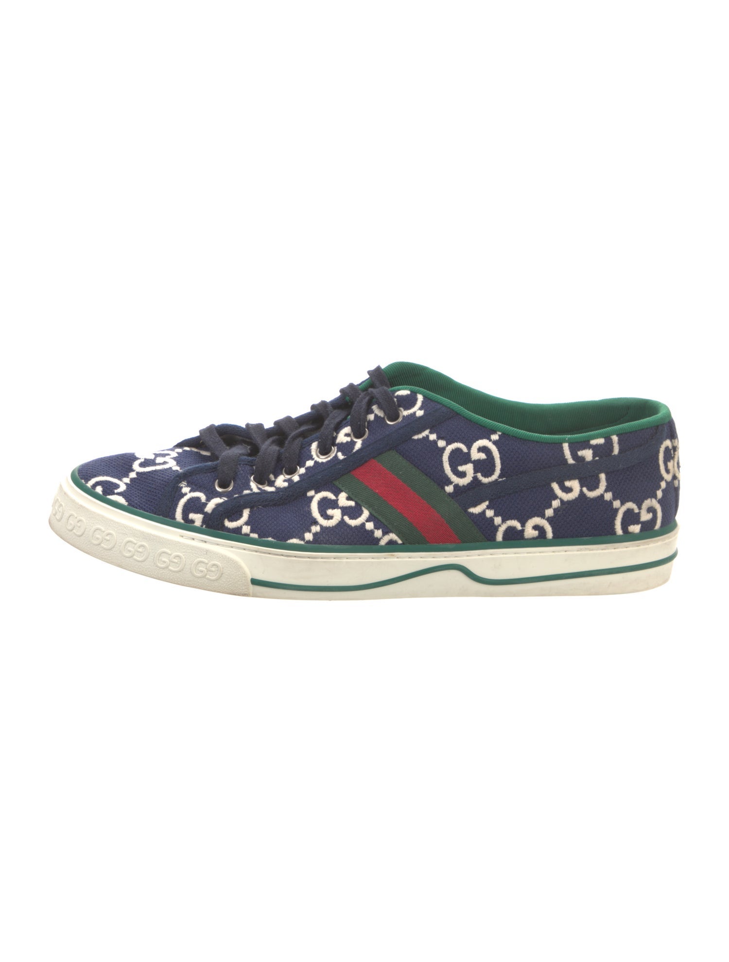Gucci Web Accent Printed Sneakers
