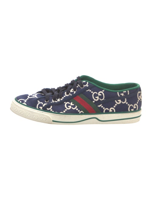 Gucci Web Accent Printed Sneakers