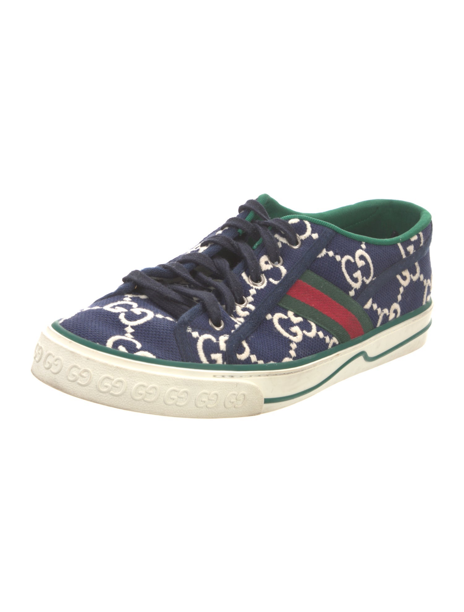 Gucci Web Accent Printed Sneakers
