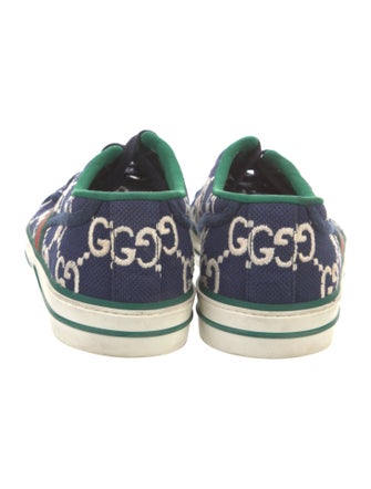 Gucci Web Accent Printed Sneakers
