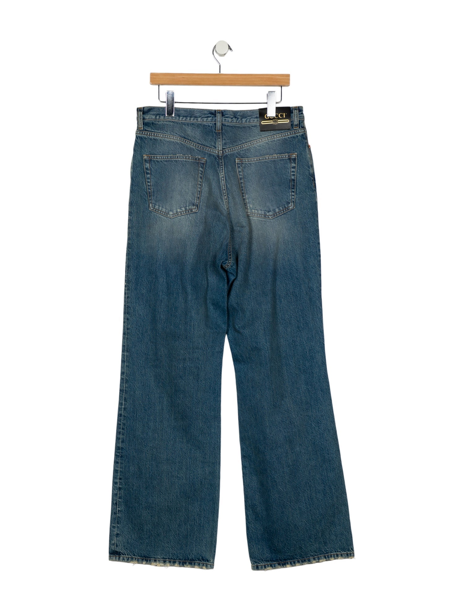 Gucci High-Rise Wide Leg Jeans