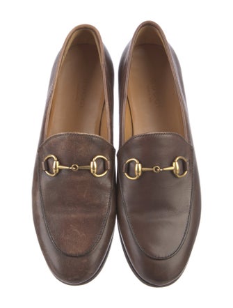 Gucci 1955 Horsebit Accent Leather Loafers