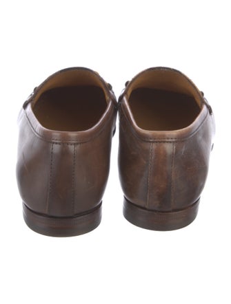 Gucci 1955 Horsebit Accent Leather Loafers