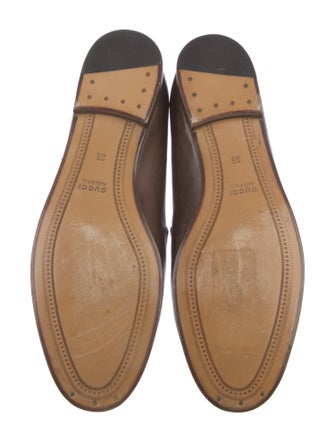 Gucci 1955 Horsebit Accent Leather Loafers