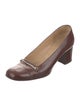 Gucci 1955 Horsebit Accent Leather Pumps