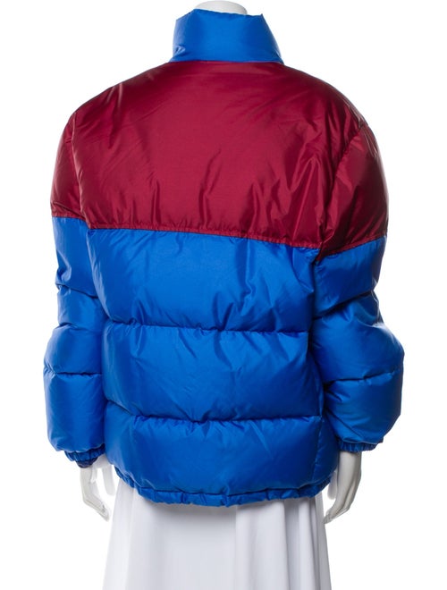 Gucci Web Accent Nylon Puffer Coat