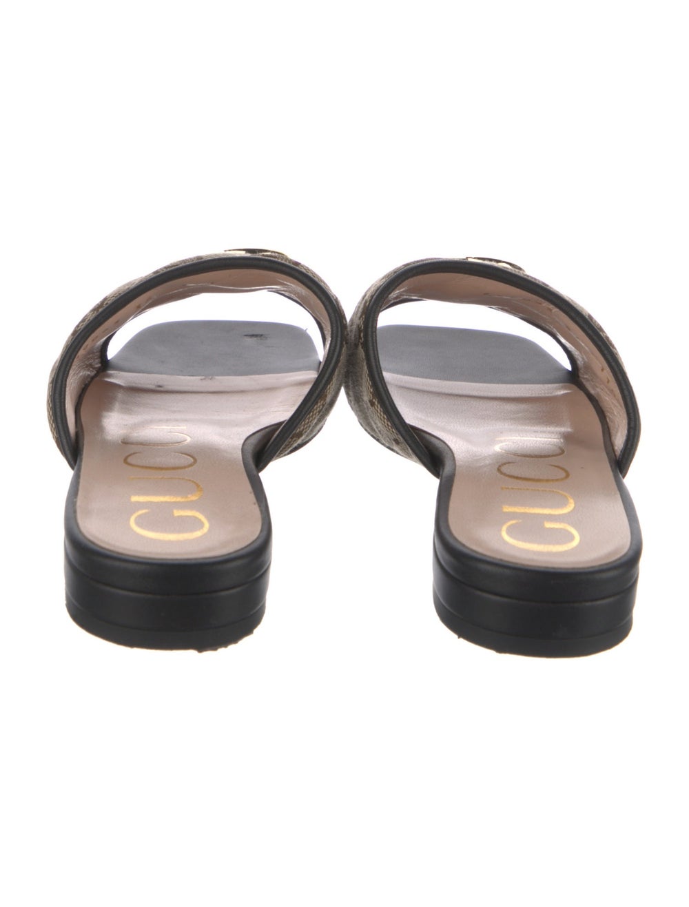 Gucci Canvas Slides Neutrals GG Canvas & Double G… - image 4